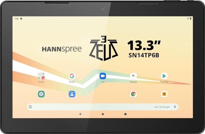 Actual product image Hannspree HANNSpad SN14TP6B Tablet Zeus 3 13.3" Android 13 Android (WLAN only, 13.30", 128 GB, Black)