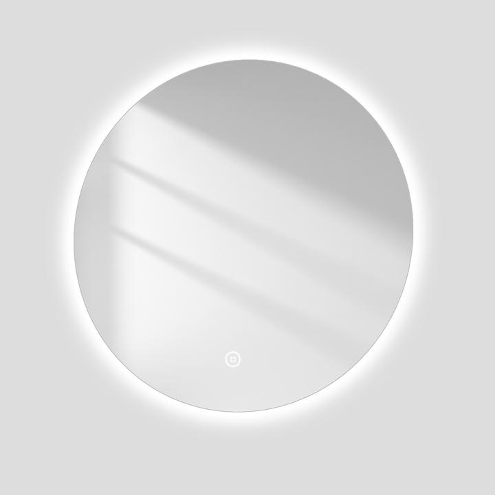 Emke Bathroom Mirror With Lighting Φ70cm, Cool-White6500K, Dimmable,Touch Switch