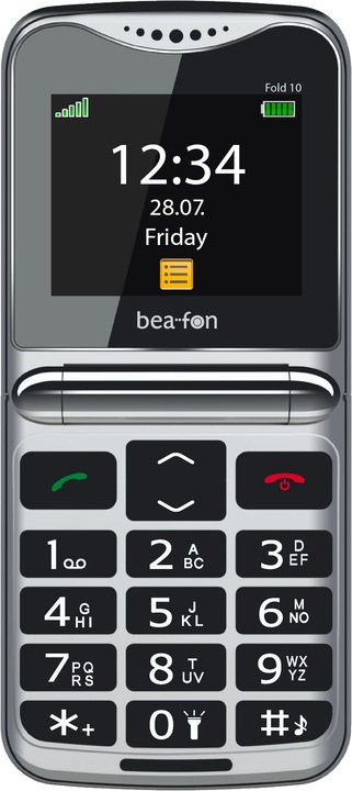 Actual product image Bea-Fon Fold 10 LTE red (2.20", 0.30 Mpx, 4G)