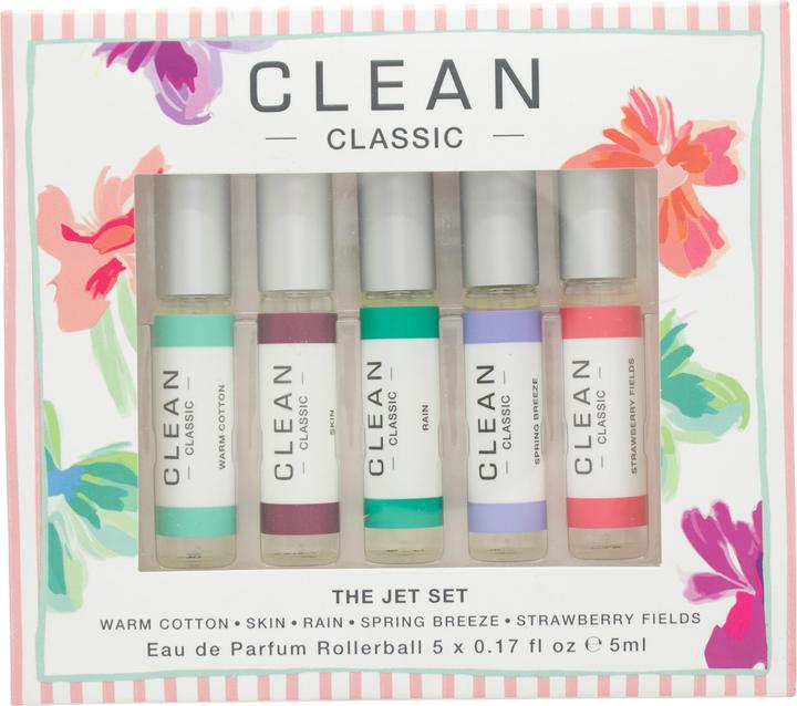 Actual product image Clean Classic Gift Set - 5x5 ml Rollerball (Perfume set)