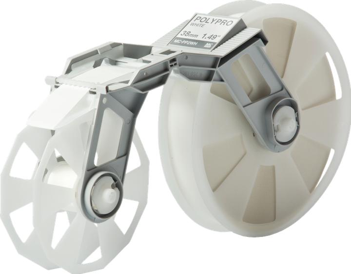 Inkadoo Brother MC-PP2WH DirectLabel Cassette Bianco 38 mm Bianco Brother Tape Creator 50 mm (3.80 cm, Bianco)
