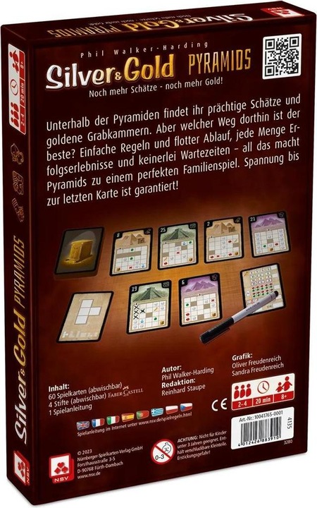 Productafbeelding NSV Silver & Gold Pyramids - het spel voor eindeloze avonturen (Duits)
