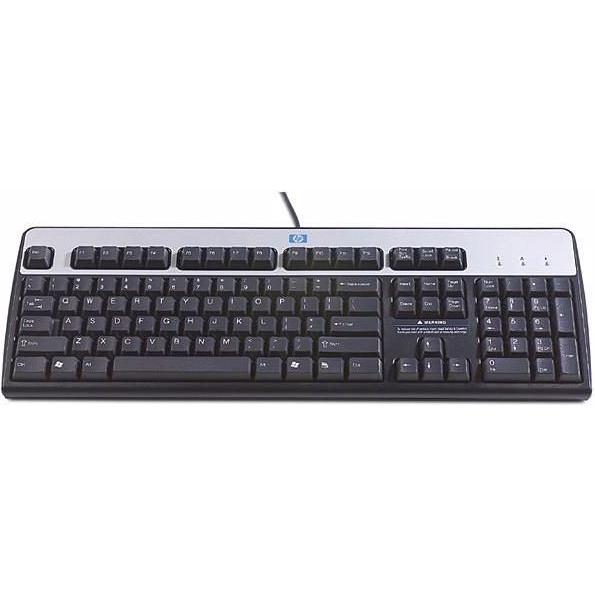 HP Keyboard (RUSSIAN) (Gerätespezifische Fernbedienung), Fernbedienung, Schwarz, Silber