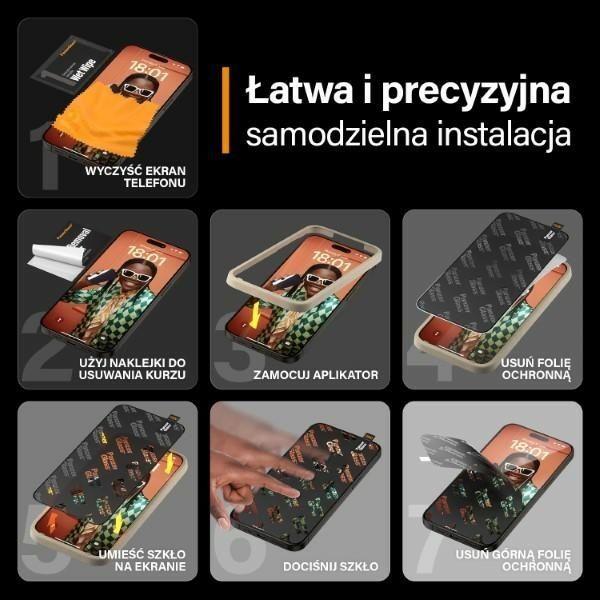Produktbild PanzerGlass Eyecare Screen Protection Ultra-Wide Fit (1 Stück, Apple iPhone 15 Pro Max)