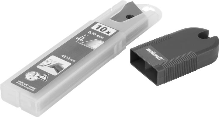 Produktbild wolfcraft 10 Abbrechklingen 0,7x25mm (Ersatzklinge)