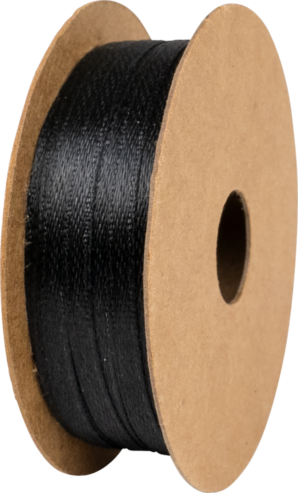 Produktbild Stewo Geschenkband Satin 258341047 schwarz 3mm (Geschenkband)