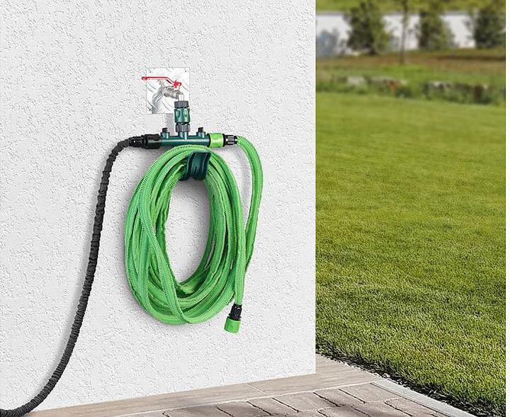 Image du produit Royal Gardineer Distributeur d'eau réglable à 2 voies (Raccord de tuyau)