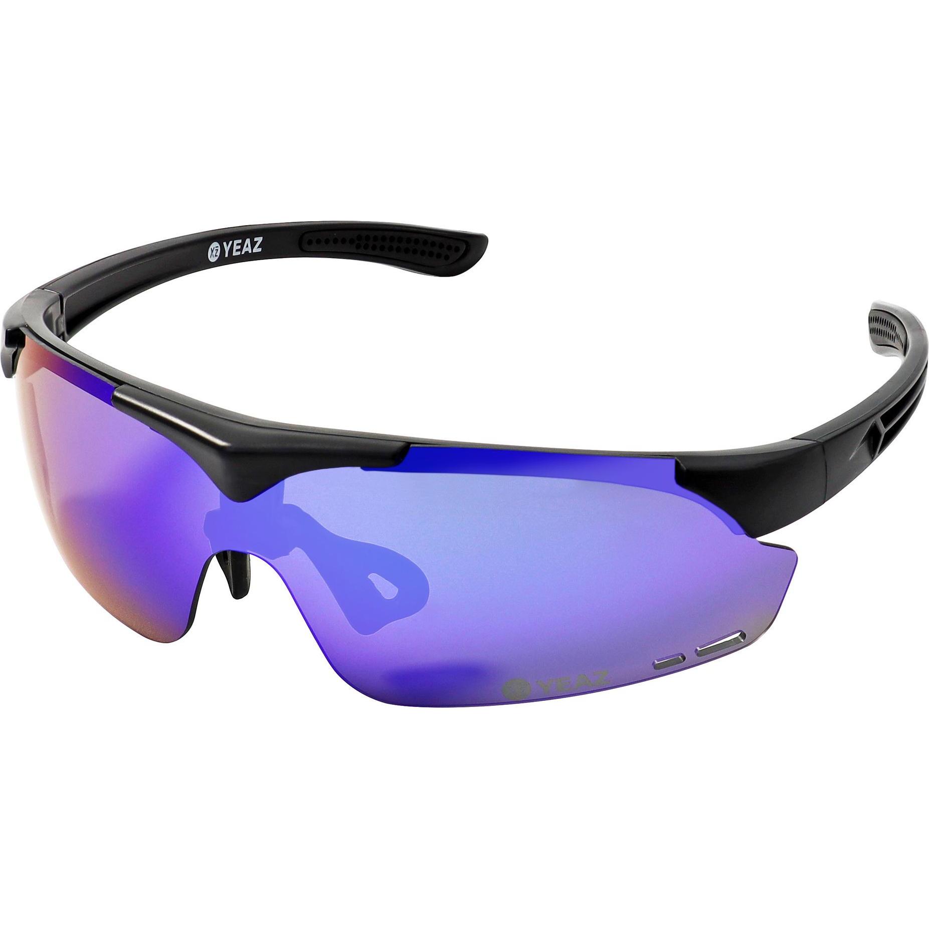 Yeaz, Herren, Sportbrille, Sunup (Schwarz, Blau), Schwarz