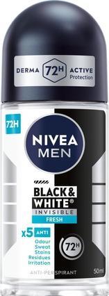 Actual product image NIVEA Menack&White Invisible Fresh Antiperspirant W (Roll-on, 50 ml)