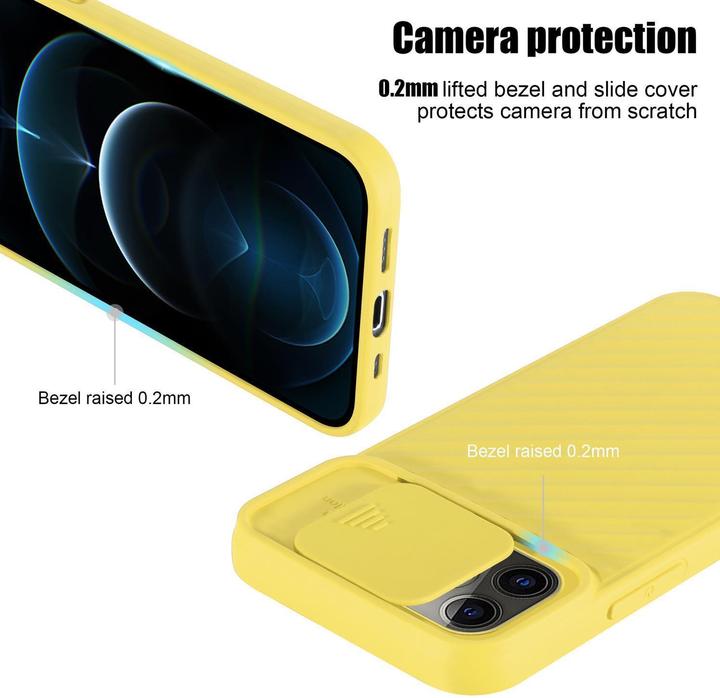 Actual product image Cadorabo TPU cover with camera protection (Apple iPhone 12 Pro Max)