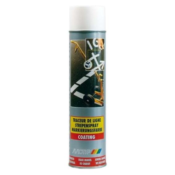 Motip, Autotuning Accessoires, Vloermarkeerspray Wit 600ml