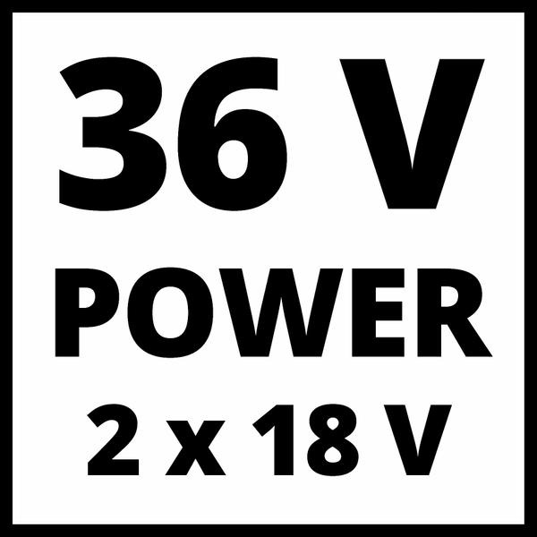 Image du produit Einhell GE-CM 36/37 Li + GE-CG 18/1 Li Power X-Change (Fonctionnement sur batterie)
