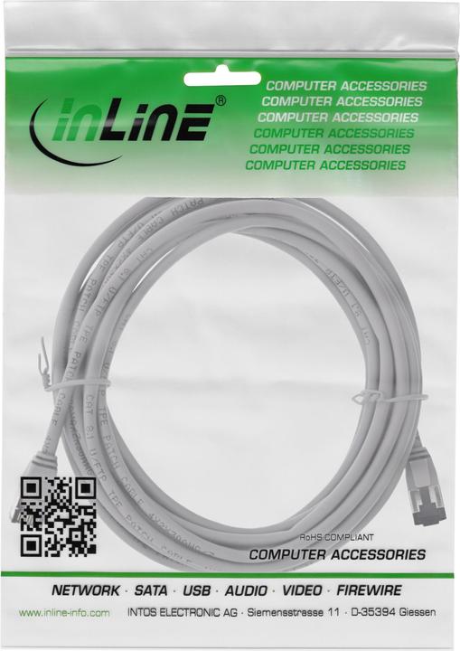 Produktbild InLine Patchkabel slim (U/FTP, CAT8.1, 7.50 m)