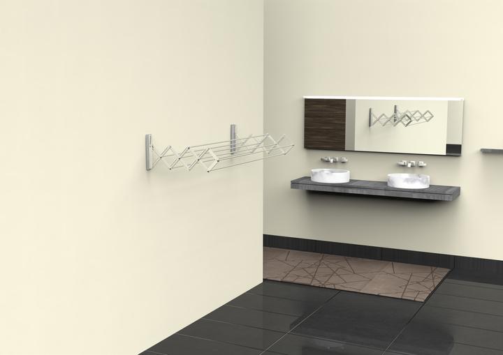 Actual product image Artweger Wall-mounted tumble dryer Ruck Zuck 80 cm silver (5.20 m)