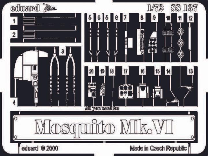 Immagine prodotto Eduard DH.98 Mosquito Mk.VI