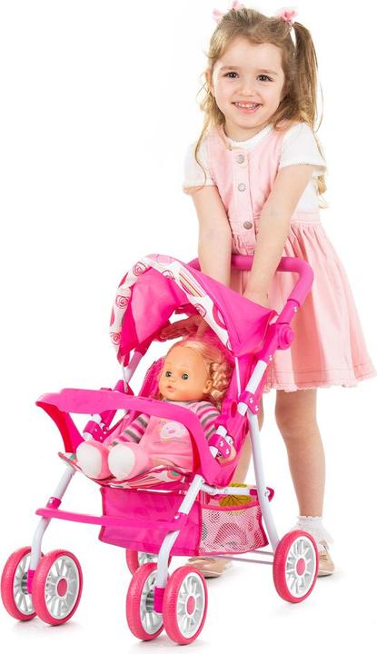 Produktbild Chipolino Puppenwagen Dolly Korb faltbar