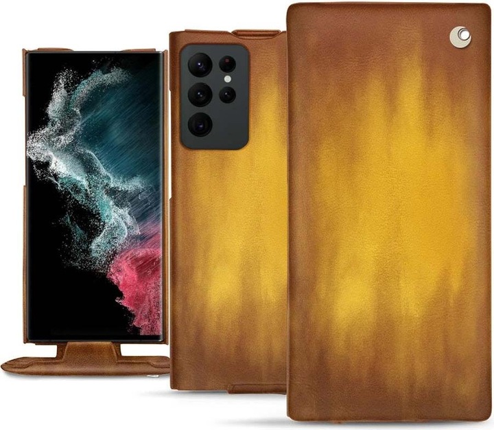 Produktbild Noreve Lederschutzhülle vertikal (Samsung Galaxy S22 Ultra)
