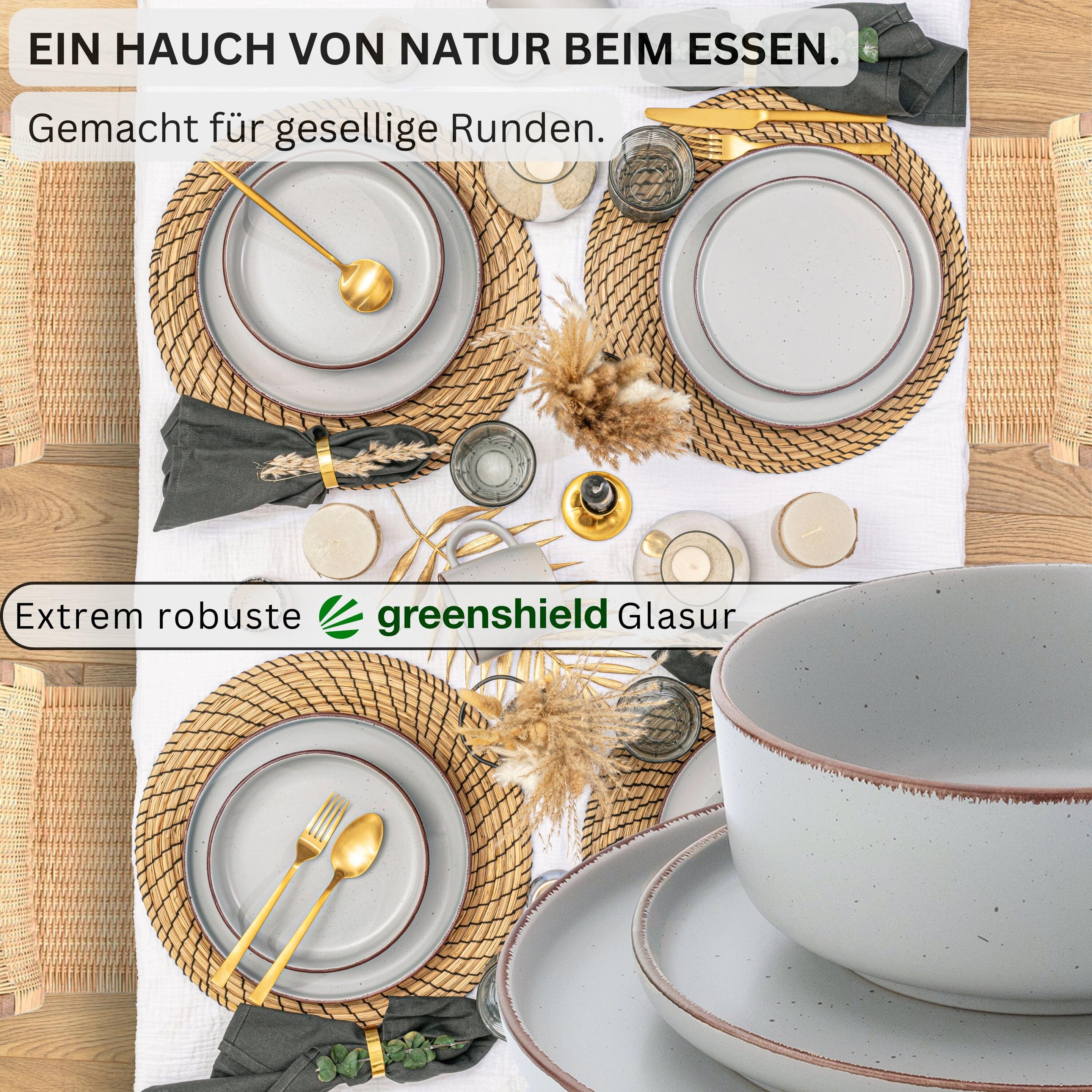 Thumbnail - Sänger, Geschirrset, Tafelservice Bombay Stone (4 Stück)