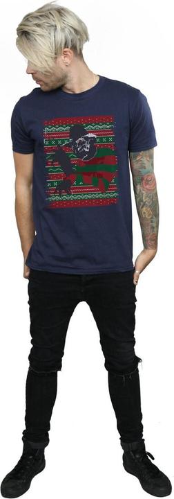 Produktbild Absolute Cult Christmas Fair Isle TShirt (M)