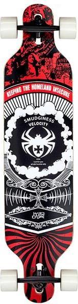 Actual product image Nils Longboard Extreme Wood Homeland Spider (40.94")