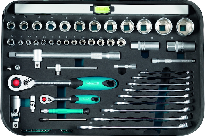 Image du produit technocraft Coffret à outils ABS PRO CHROME 152 pcs. (152 pièces)
