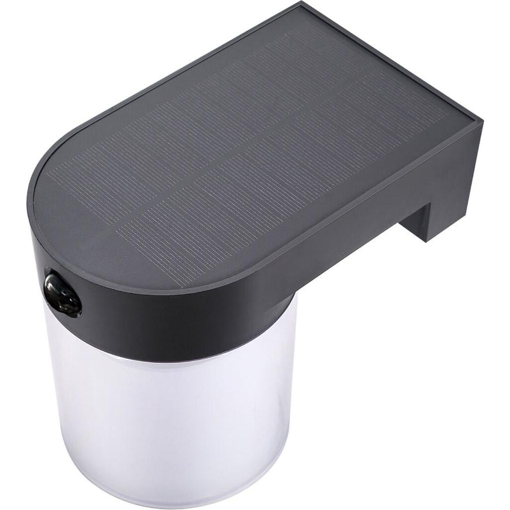 EDM, Illuminazione esterna, Wandleuchte 31832 Schwarz Polycarbonat ABS 4 W 500 lm Solar (3000 K) (5000 K) (4000 K) (500 lm, IP54)