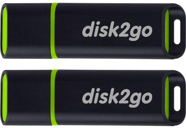 Disk2go Clé USB passion 3.0 64 Go 30006573 USB 3.0 double pack (64 Go, USB-A)