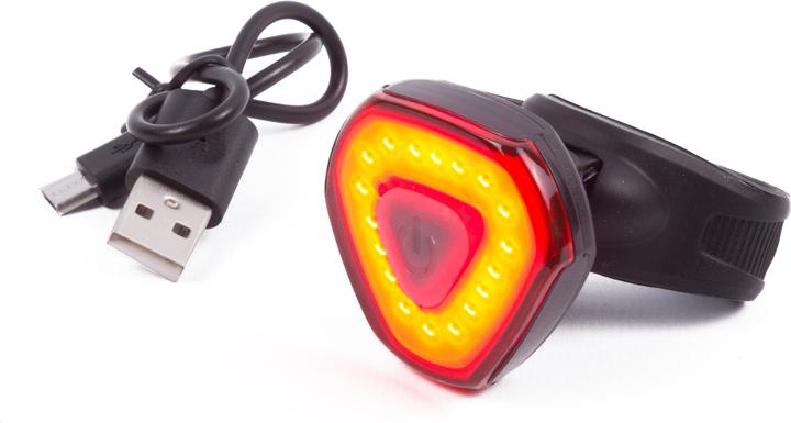 Image du produit Benson Feu vélo LED USB rechargeable rouge