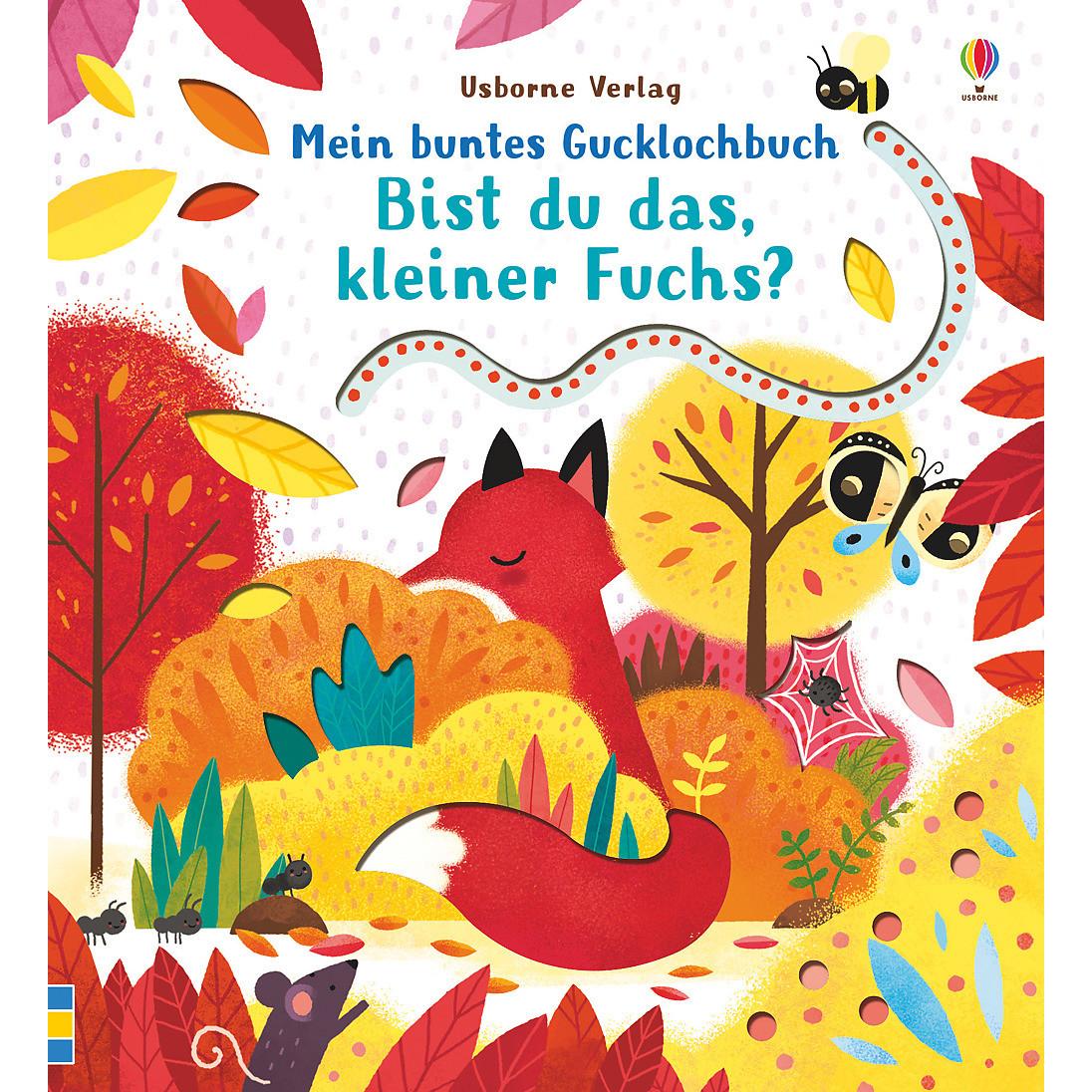 Usborne Publishing, Libro bebè, Mein buntes Gucklochbuch: Bist du das, kleiner Fuchs? (Tedesco)