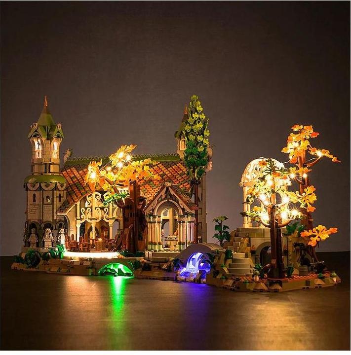 BrickBling LED light set for LEGO Lord of the Rings: Rivendell (10316) incl. remote control