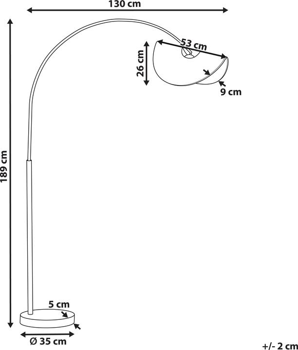 Actual product image Beliani Herron (E27)
