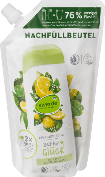 dm alverde Minze Bergamotte Nachfüllbeutel (500 ml)