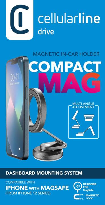 Produktbild Cellularline MagSafe Compact Mag In-Car Holder Black