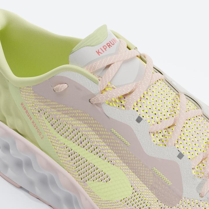 Image du produit Kiprun KS900.2 Women's running shoes - Pink/yellow (38)