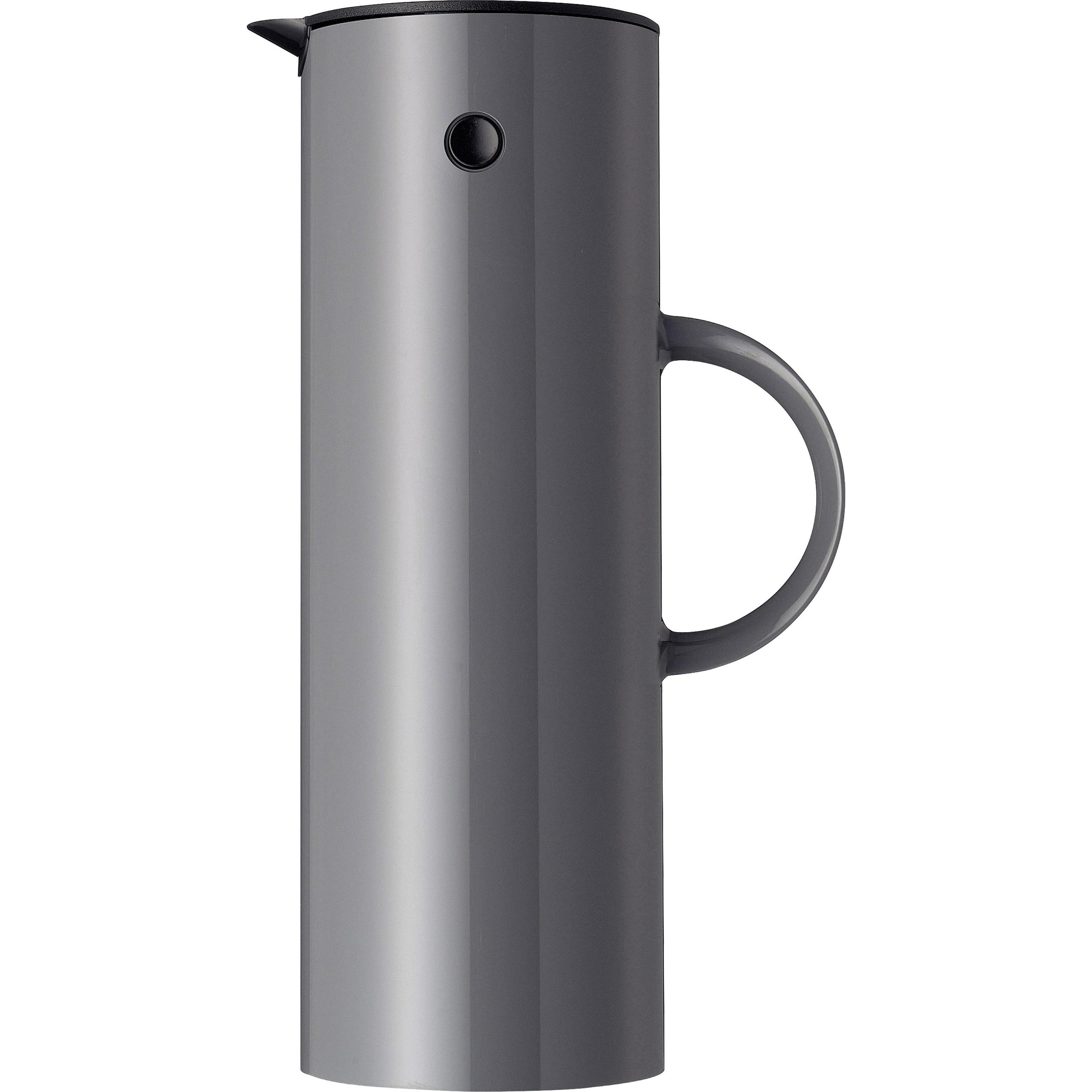 Stelton EM 77 Thermokanne 1l Granitgrau, Thermoskanne, Grau