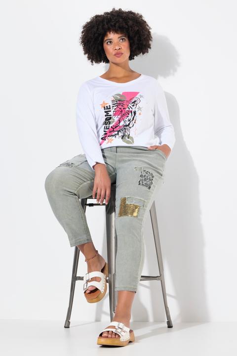 Produktbild Angel of Style Hose, Joggpants, Crinkle, Pailletten, Elastikbund (46)