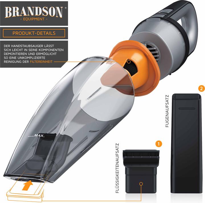 Image du produit Brandson Aspirateur à main