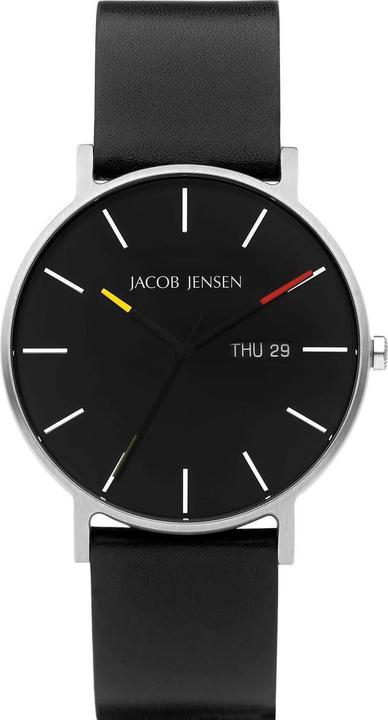 Jacob Jensen - Analog Quarz 32020793 einer Grösse - schwarz (Analoog horloge, 40 mm)