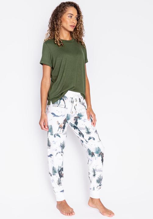 Produktbild Pj Salvage Pyjama Unterteil weiss/klein gemustert (XS)