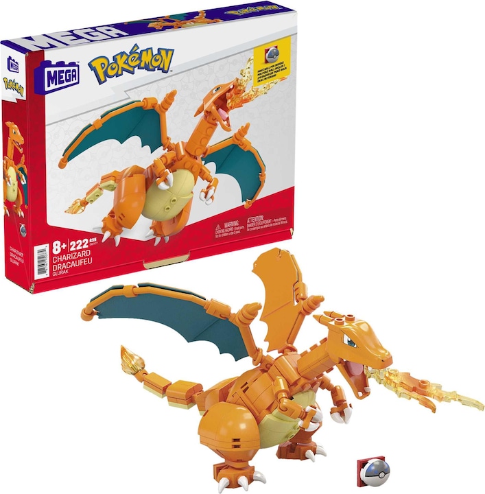 Mega Construx Set di costruzione Pokemon - Glurak