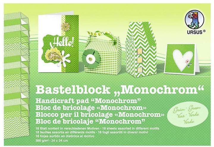 Produktbild Ursus Motivblock Monochrom grün (300 g/m², 1 x)