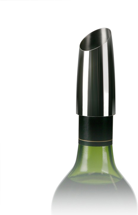Produktbild MGA Nuance Wein-Ausgiesser, Edelstahl, Silber, 18x12x9 cm (Weinausgiesser)