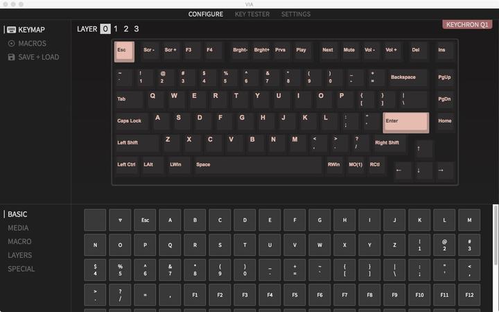 Image du produit Keychron Q1 Barebone (CH, Filaire)