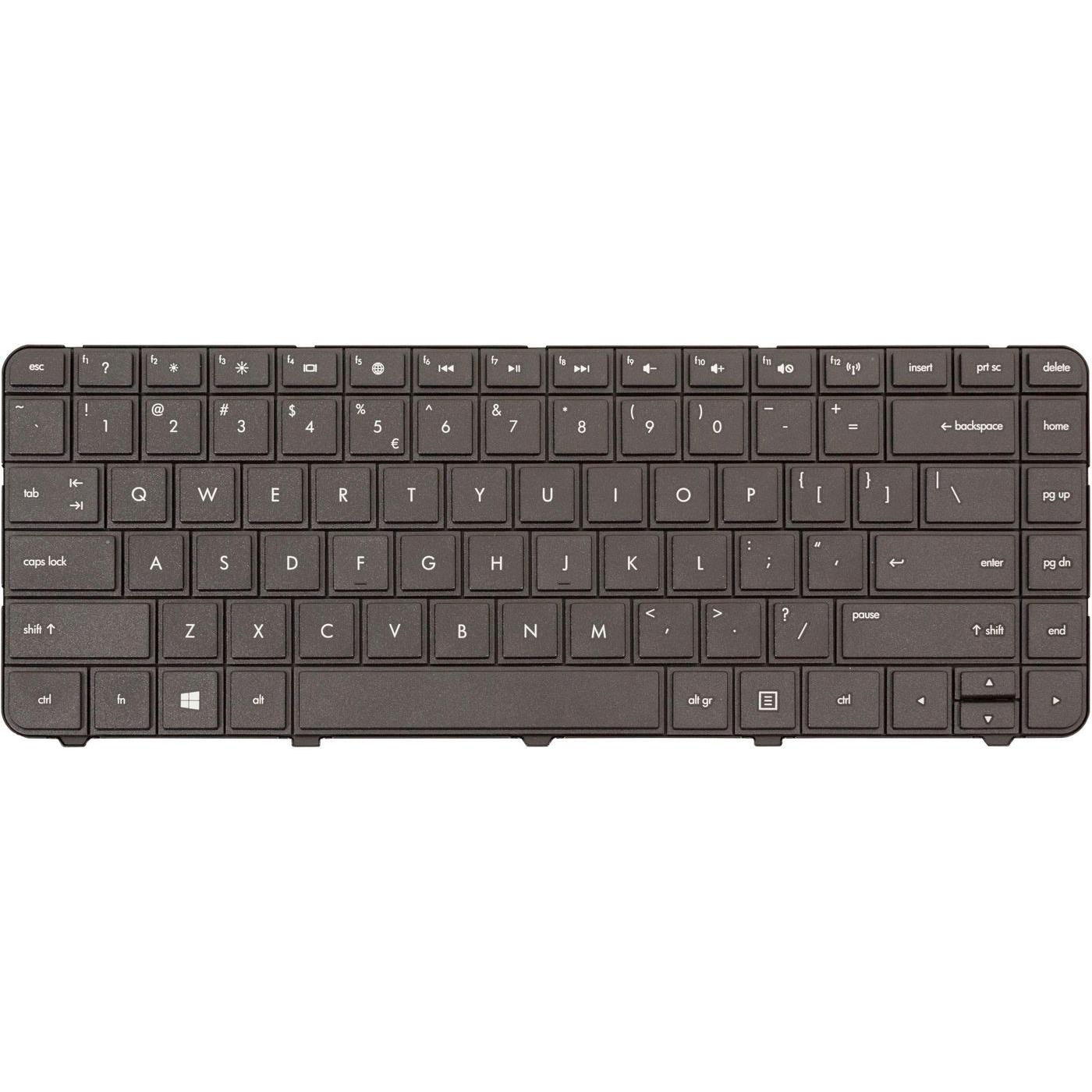 HP Keyboard (INTERNATIONAL), Notebook Ersatzteile, Schwarz