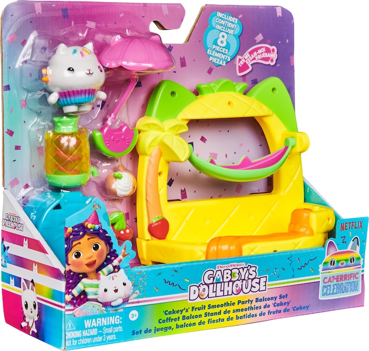 Immagine prodotto Gabby's Dollhouse Casa delle bambole di Gabby - Playset Balcone Juice Bar di Kuchi