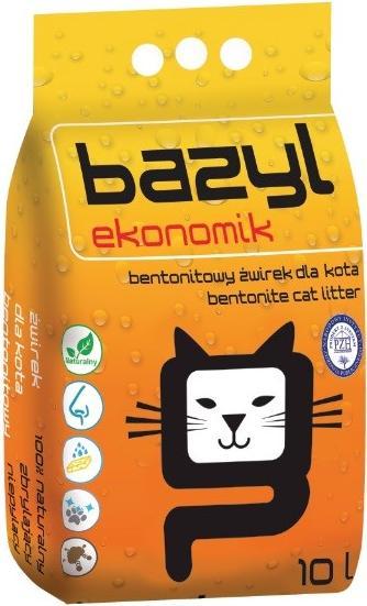 Bazyl Katzenstreu Ekonomik Naturalny 10 l (Klumpend, 8 kg)