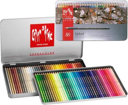 Actual product image Caran d'Ache Pablo Metallschachtel (Multicoloured, 80 x)