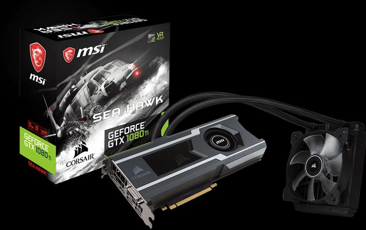 Produktbild MSI GeForce GTX 1080 Ti SEA HAWK X (11 GB)