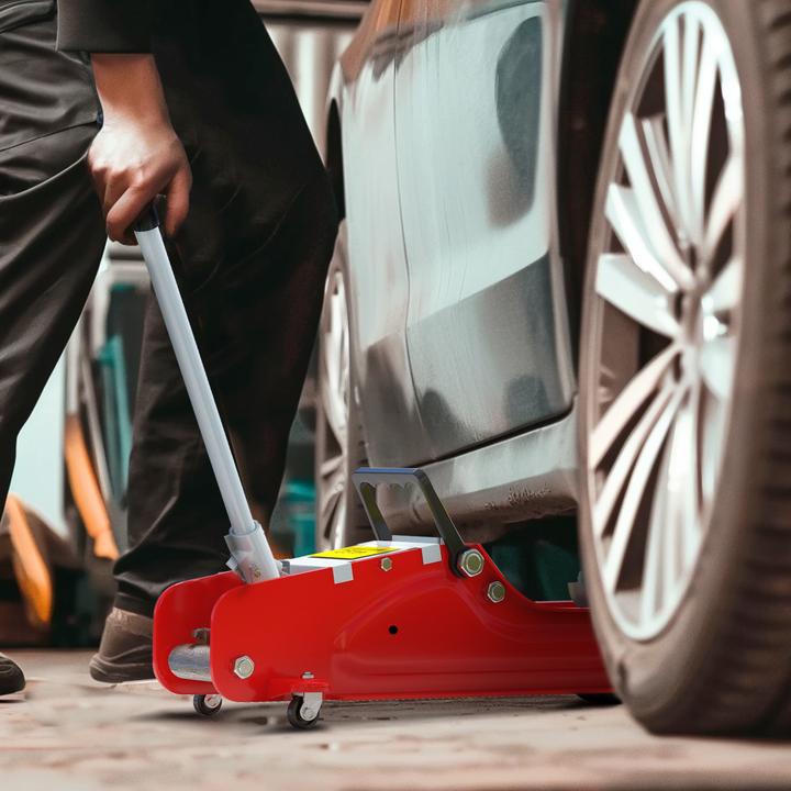 Immagine prodotto Homcom Wagenheber Stahl Rot