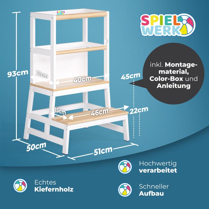 Actual product image Spielwerk Learning tower